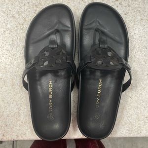 Tory Burch Miller Cloud Sandal black Women’s 8.5